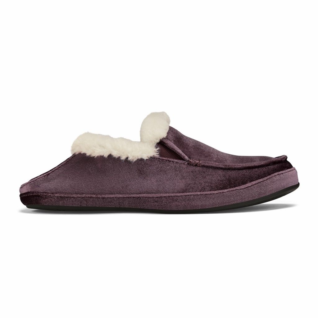 Olukai Women's Ku Una Lanui Slipper - Red Ginger US697-534